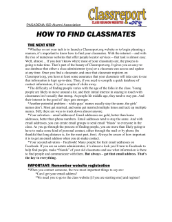 how to find classmates