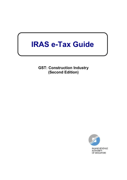 GST: Construction Industry