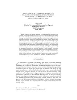 a case study of uranium pollution part i: so