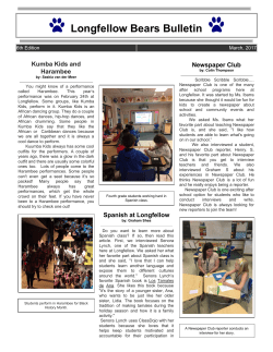 Longfellow Bears Bulletin