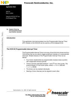 F re esca le S em ic onduc to r, I nc