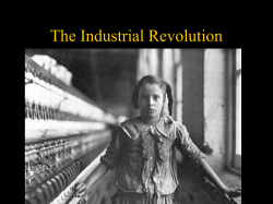 The rise of the Industrial City
