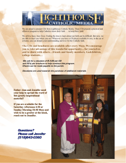 Please Call Jennifer - St. Augustine`s Parish -