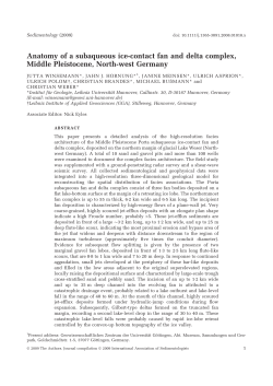 Anatomy of a subaqueous ice-contact fan and delta complex, Middle