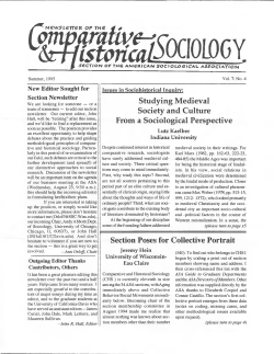 Studying Medieval Society and Culture From a Sociological