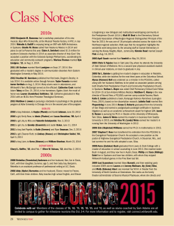 Class Notes - Whitworth University