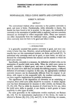 NONPARALLEL YIELD CURVE SHIFTS AND CONVEXITY