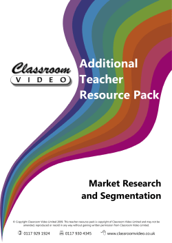 Teaching Resource Pack (PDF 307 Kb)