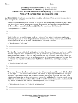 Civil War Diaries and Journals