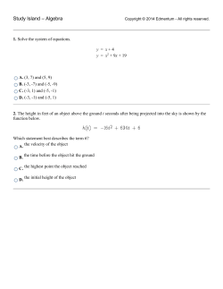 Study Island &ndash; Algebra