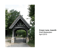 Crown Lane, Ixworth - St Edmundsbury Borough Council