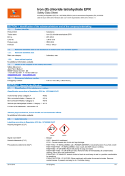 Iron (II) chloride tetrahydrate EPR
