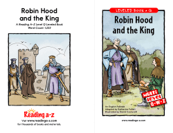 Robin Hood and the King