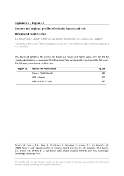 Region 13 Hawaii and Pacific Ocean