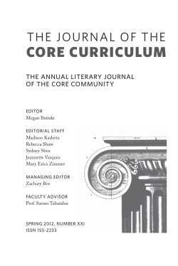 core curriculum - Boston University
