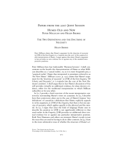 The Two Definitions and the Doctrine of Necessity