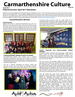 Carmarthenshire Culture - Discovering Carmarthenshire