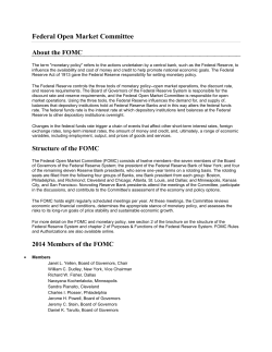 Federal Open Market Committee