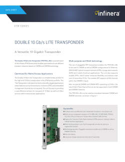 Double 10G Lite Transponder