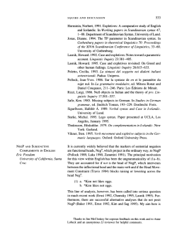 NegP and Subjunctive Complements in English