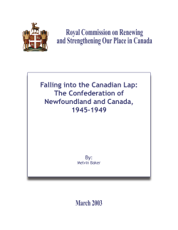 Falling into the Canadian Lap - Executive Council