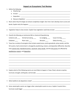 Impact on Ecosystems Test Review