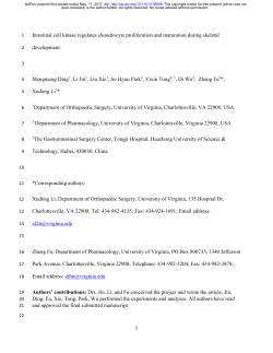 Intestinal cell kinase regulates chondrocyte proliferation