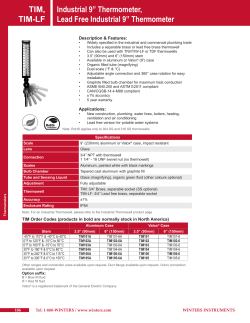 TIM Industrial 9″ Thermometer