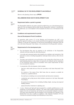 Development Plan Overlay
