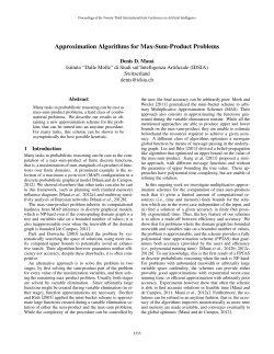 Approximation Algorithms for Max-Sum-Product Problems