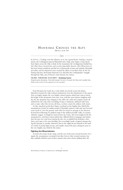 Hannibal Crosses the Alps