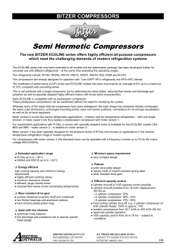 Semi Hermetic Compressors