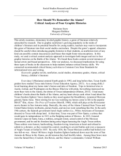 How Should We Remember the Alamo?