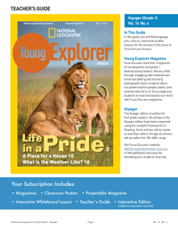 Young Voyager - National Geographic Explorer eResources