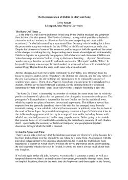 Smyth - Dublin in Story and Song