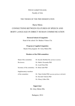 Speech and gestures are closely interrelated