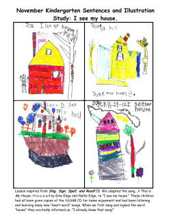 November Kindergarten Sentences and Illustration Study