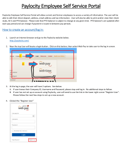 Paylocity Employee Self Service Portal