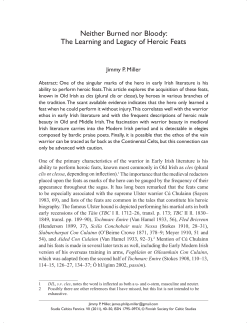 Neither Burned nor Bloody: the learning and legacy of