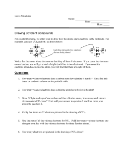 Drawing Covalent Compounds Questions
