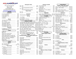 price list - All American Party and Tent Rentals