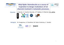 Alkyl-lipids: biomolecules as a source of inspiration to