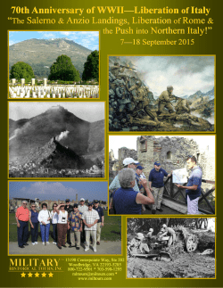 70th Anniversary of WWII&mdash;Liberation of Italy