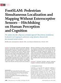 FootSLAM: Pedestrian Simultaneous Localization and Mapping