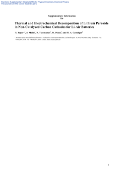 Thermal and electrochemical decomposition of lithium peroxide in