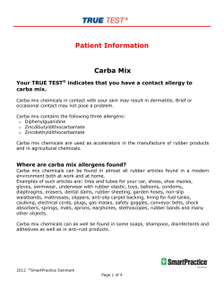Patient Information Carba Mix