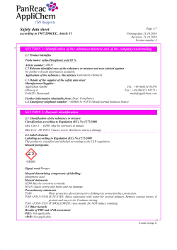 Safety data sheet