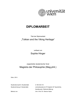 Tolkien and the Viking Heritage - E-Theses