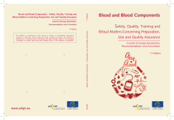 Blood and Blood Components
