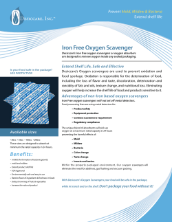Iron Free Oxygen Scavenger